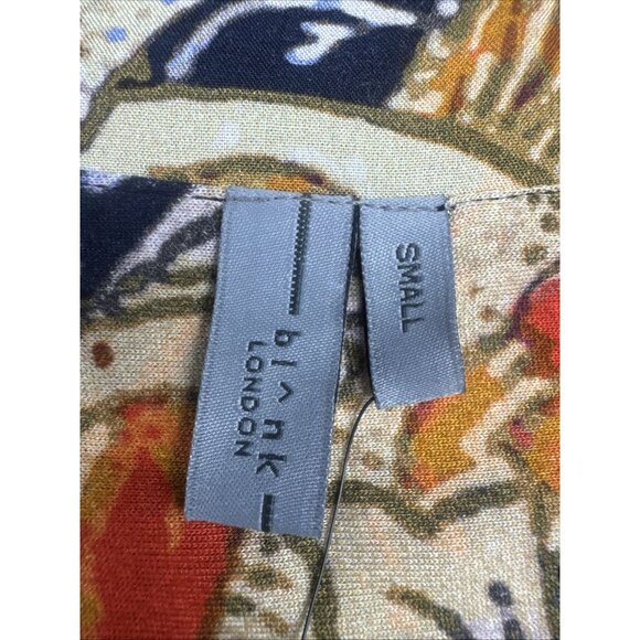 Anthropologie Bl^nk London Colorful Embroidered Long Sleeve Blouse Top Sz S NEW - Picture 7 of 10